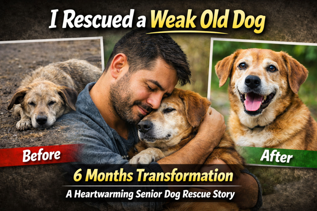 i-found-a-weak-old-dog-a-6-month-journey-of-love-and-care