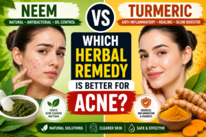 Neem vs Turmeric: Which Herbal Remedy Is Better for Acne? Benefits, Uses & Scientific Evidence