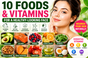10 Foods and Vitamins for a Healthy-Looking Face: Eat Your Way to Glowing Skin
