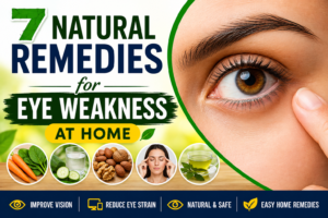 7 Natural Remedies for Eye Weakness at Home for Healthy Vision