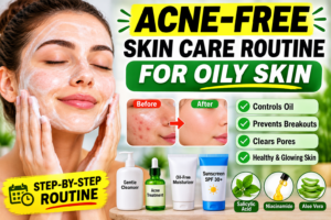 Acne-Free Skin Care Routine for Oily Skin: Step-by-Step Guide