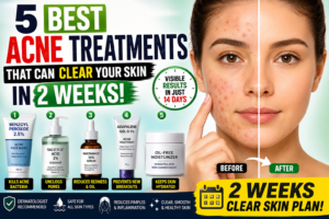 5 Best Acne Treatments That Can Help Clear Your Skin in 2 Weeks