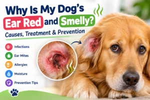 Why Is My Dog’s Ear Red and Smelly? Causes, Treatment & Prevention