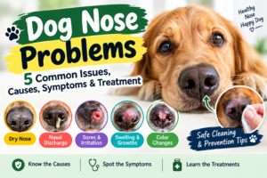 Dog Nose Problems: 5 Common Issues, Causes & Treatment