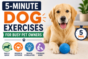 5-Minute Dog Exercises for Busy Pet Owners: Easy Daily Workout