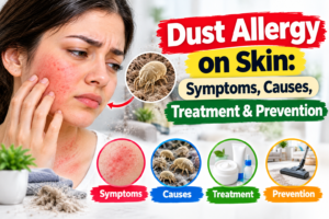 Dust Allergy on Skin: Symptoms, Causes, Treatment and Prevention