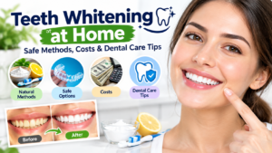 Teeth Whitening at Home: Safe Methods, Costs & Dental Care Tips