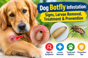 Dog Botfly Infestation: Signs, Larvae Removal, Treatment & Prevention