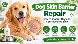 Dog Skin Barrier Repair: How to Protect Dry & Sensitive Skin