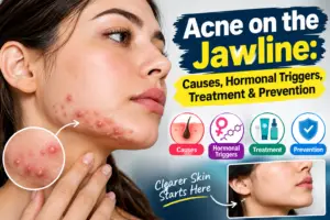 Acne on the Jawline: Causes, Hormonal Triggers, Treatment & Prevention
