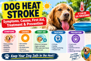 Dog Heat Stroke: Symptoms, Causes, First Aid, Treatment & Prevention