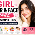 Girl Hair and Face Care: 10 Simple Tips for Healthy Hair & Glowing Skin