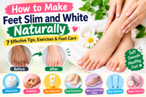 How to Make Feet Slim and White Naturally: 7 Effective Tips