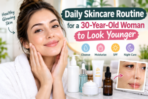 Daily Skincare Routine for a 30-Year-Old Woman to Look Younger
