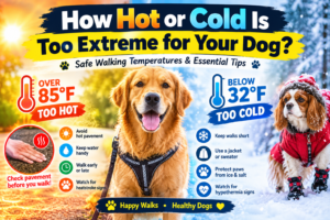 Safe Dog Walking Temperatures: Hot and Cold Weather Guide