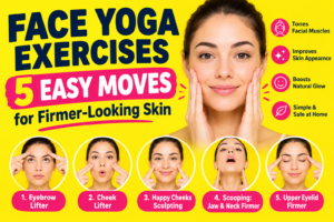Face Yoga Exercises: 5 Easy Moves for Firmer-Looking Skin