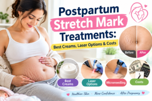 Postpartum Stretch Mark Treatments: Best Creams, Lasers & Costs